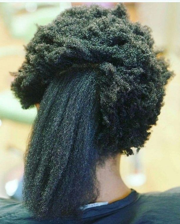 stretched vs shinked 4c hair