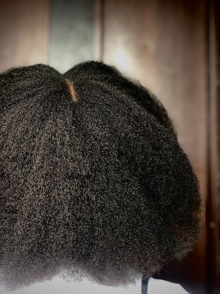 a well oiled hair