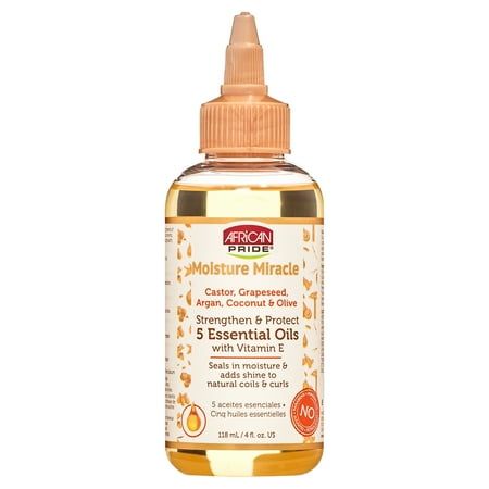 African Pride 5 Essential Oils for natural 4C hair.