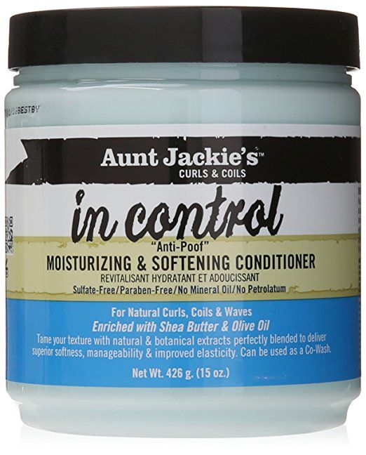 Aunt Jackie's In Control Moisturizing & Softening Conditioner.
