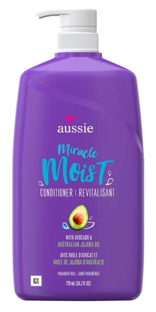 Aussie Miracle Moist Conditioner for natural 4C hair.