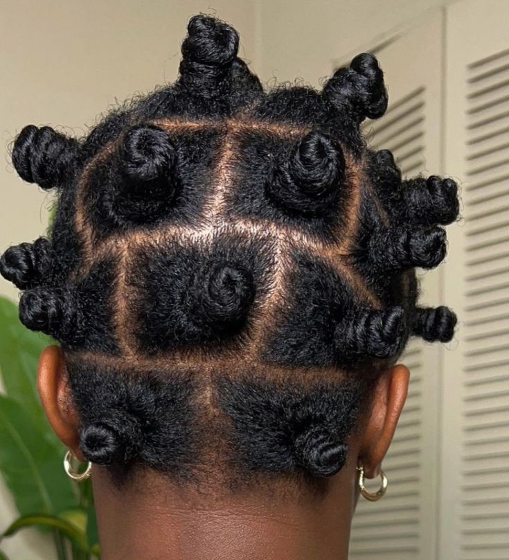 bantu knots protective hairstyle