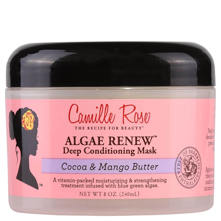 Camille Rose Algae Renew Deep Conditioner for dry 4C hair.