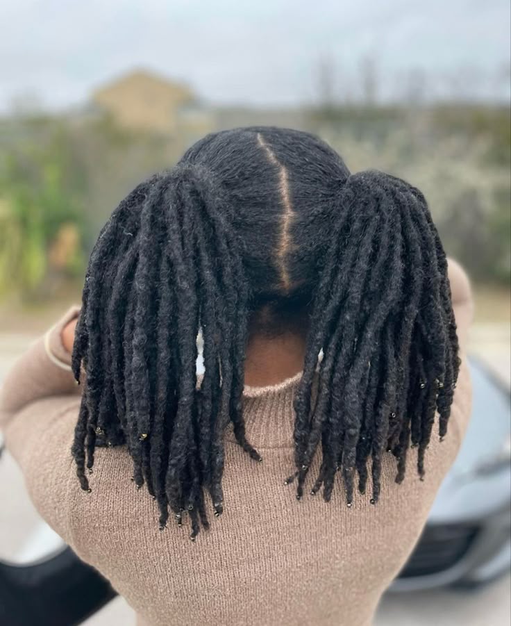 a loc with clean scalp