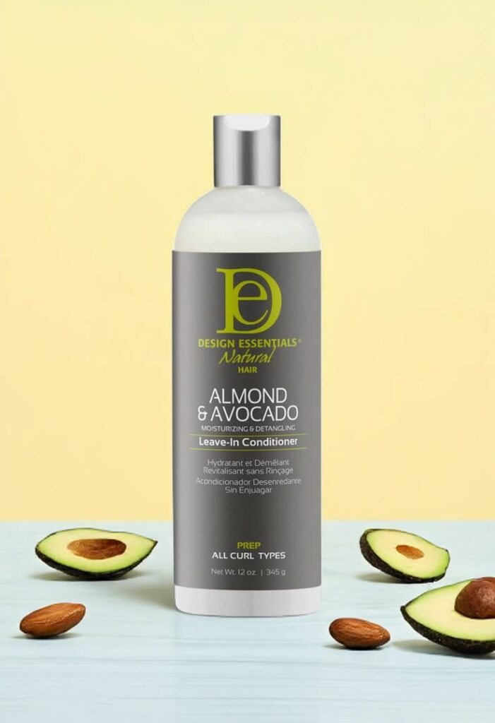 Design Essentials Almond & Avocado Moisturizing & Detangling Conditioner.