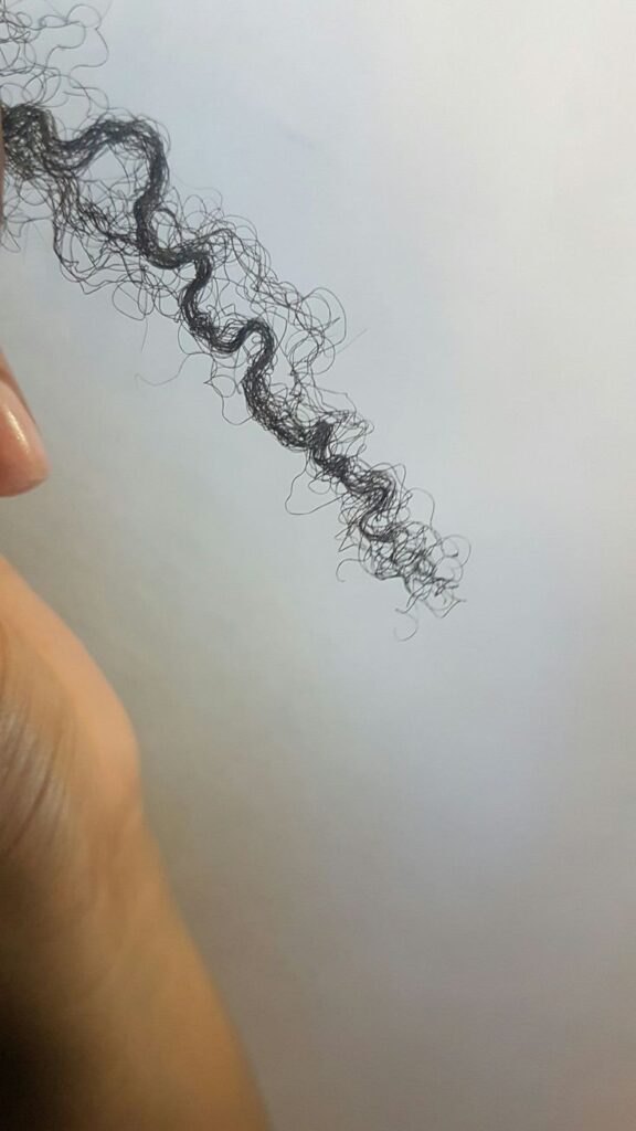frizzy hair
