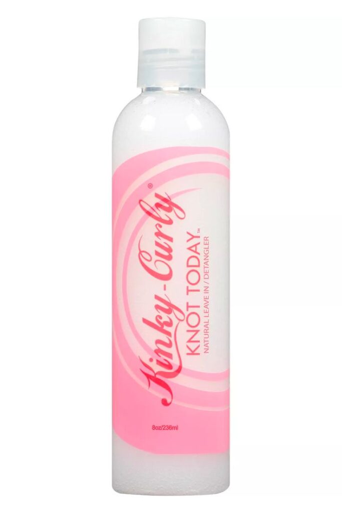 Kinky-Curly Knot Today Leave-In Detangler for natural 4C hair.