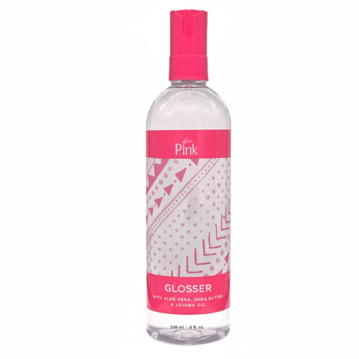 Luster's Pink Glosser Hair Polish for natural 4C hair.