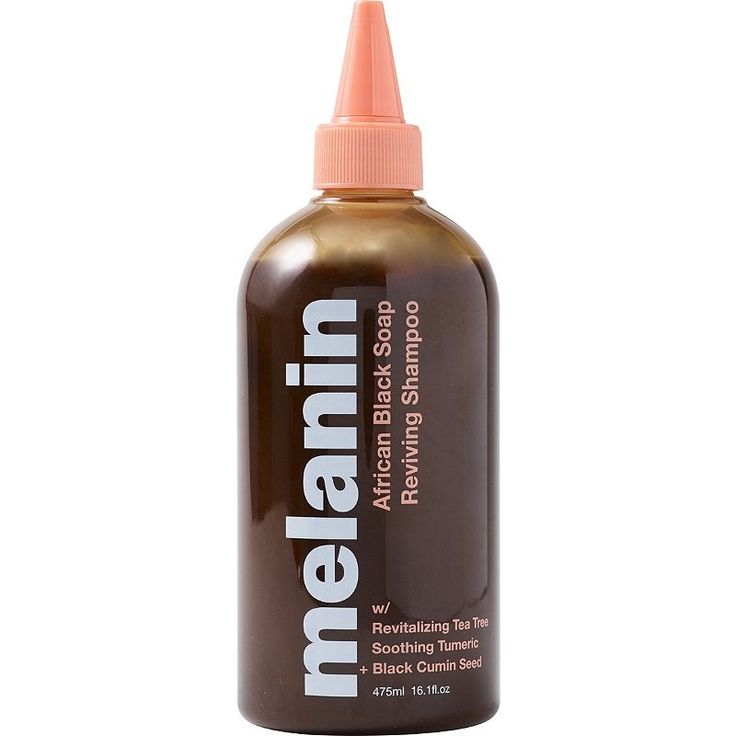 Melanin Haircare African Black Soap Reviving Shampoo for 4C hair.