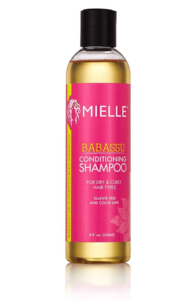 Mielle Organics Babassu Conditioning Shampoo for natural 4C hair.