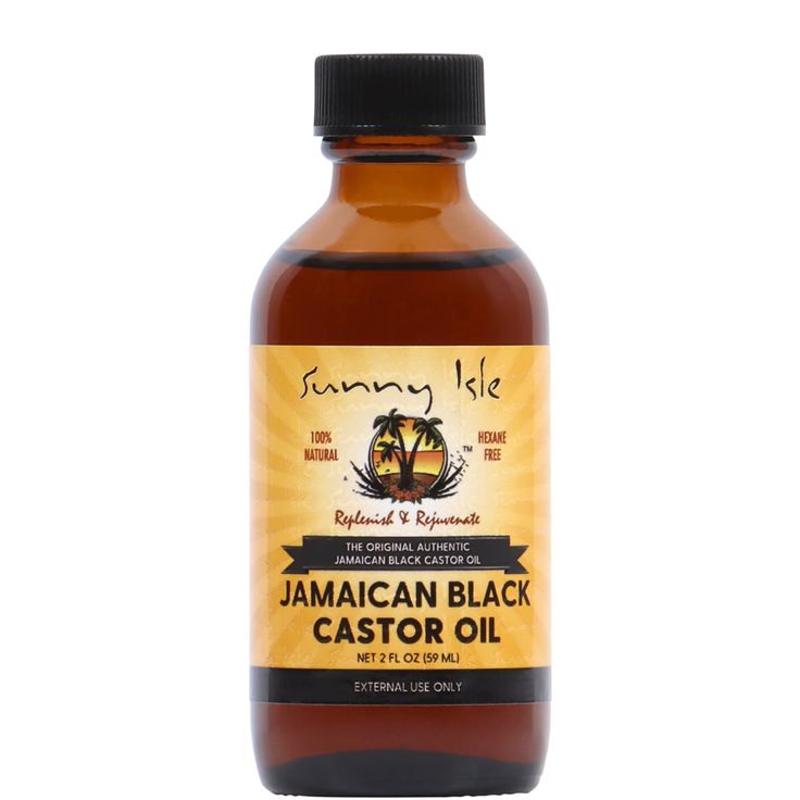 Sunny Isle Jamaican Black Castor Oil for 4C hair.