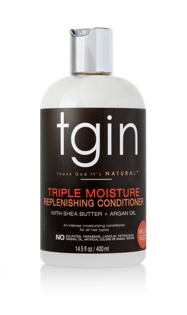 TGIN Triple Moisture Replenishing Conditioner for natural 4C hair.