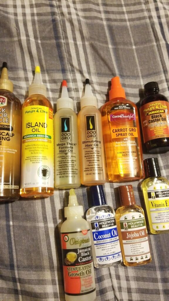 natural hair growth oils