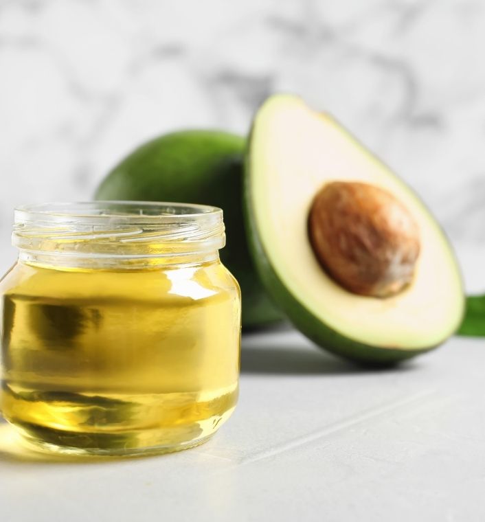Avocado oil for scalp massage and natural hair