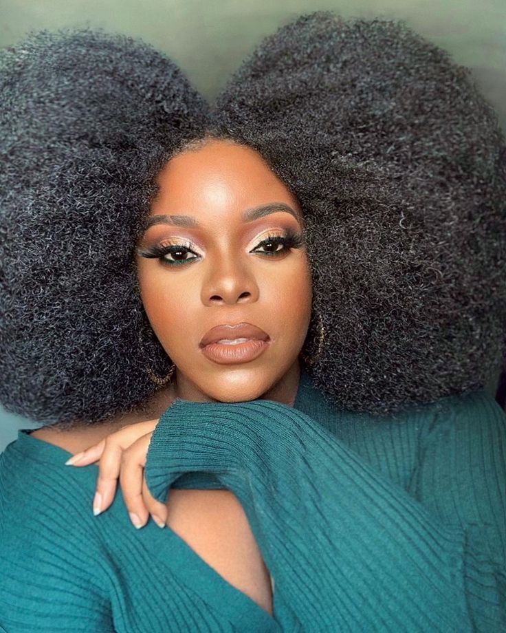 Crochet afro protective hairstyle