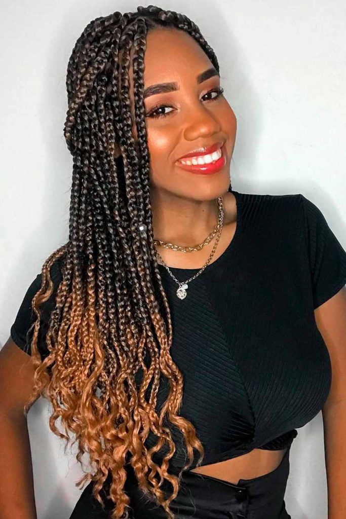 Crochet hairstyle on natural 4C hair