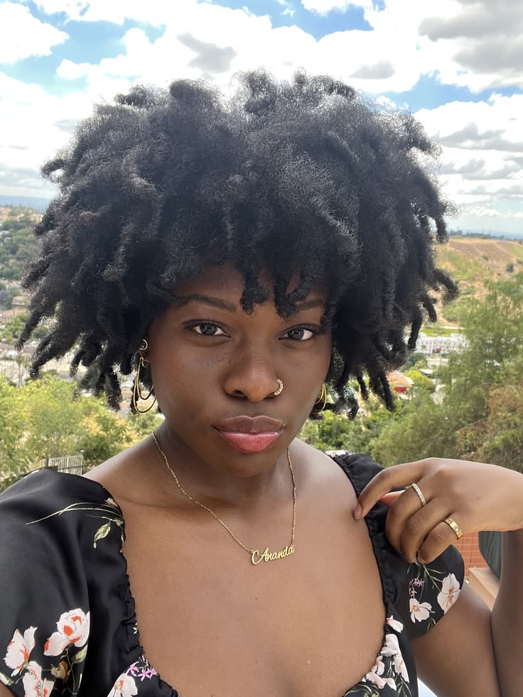  Natural hair exposed to dry Harmattan weather