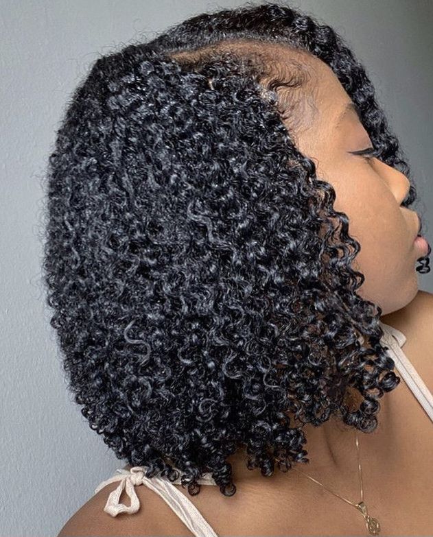 Healthy, moisturized natural 4C hair after following a consistent moisture routine.
