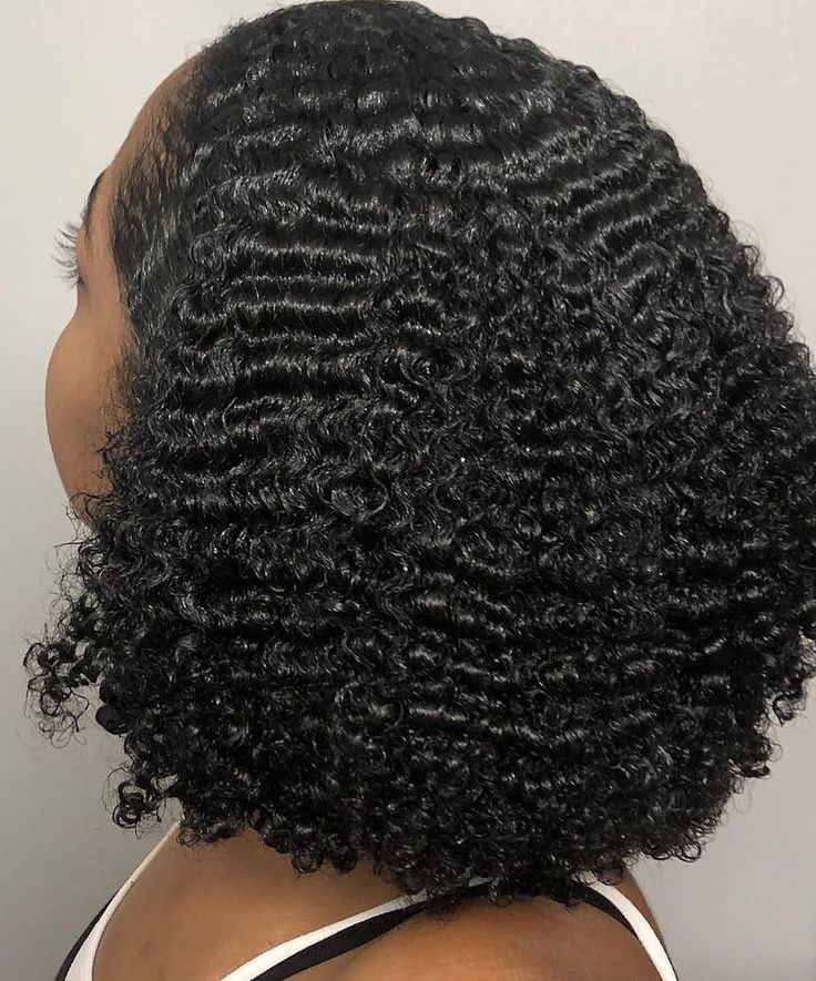 Healthy natural hair after deep conditioning