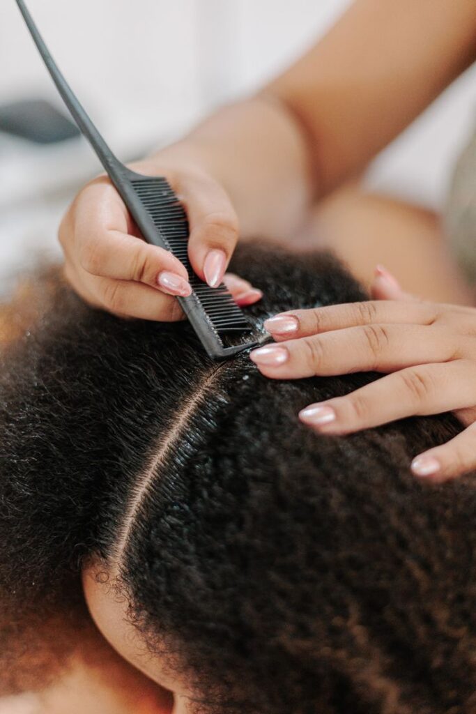 picture of a clean healthy scalp
