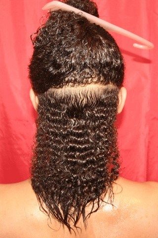 kept length on transitioning hair