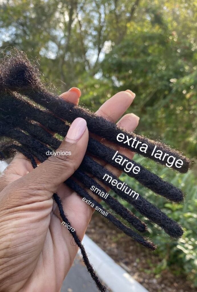 different loc sizes