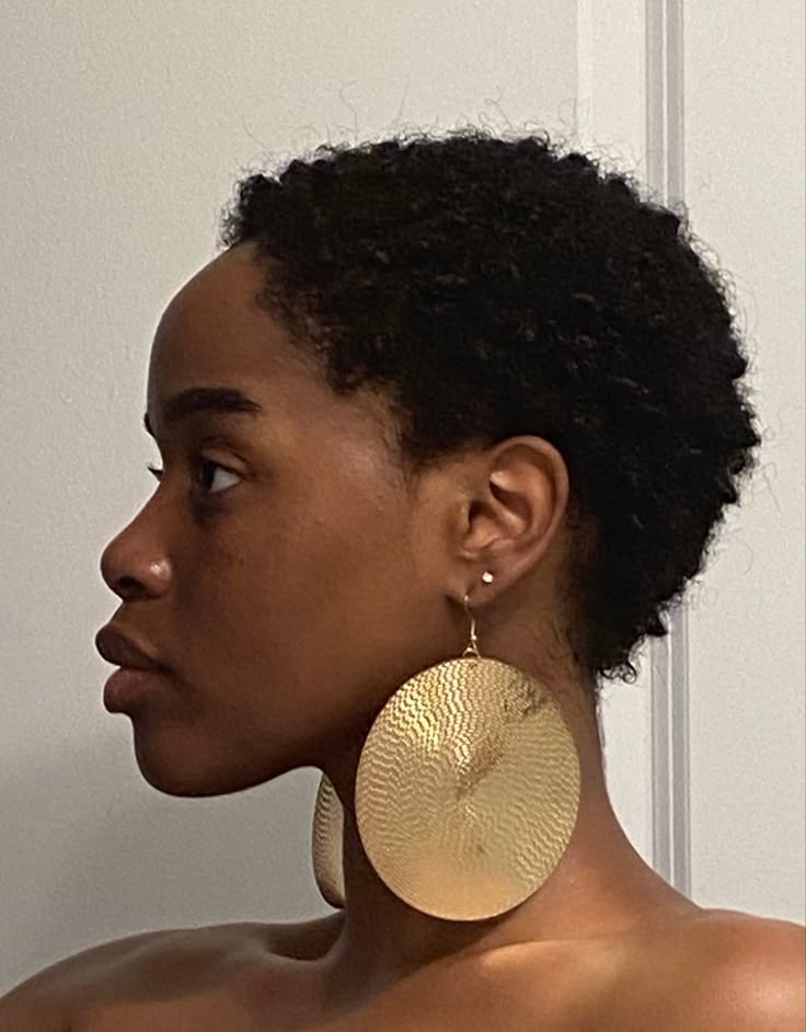 a one textured hair after big chop