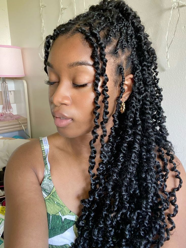 Passion twists on natural 4C hair