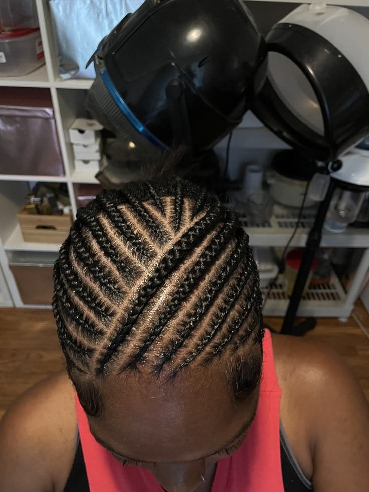 Protective hairstyle and scalp care for natural hair