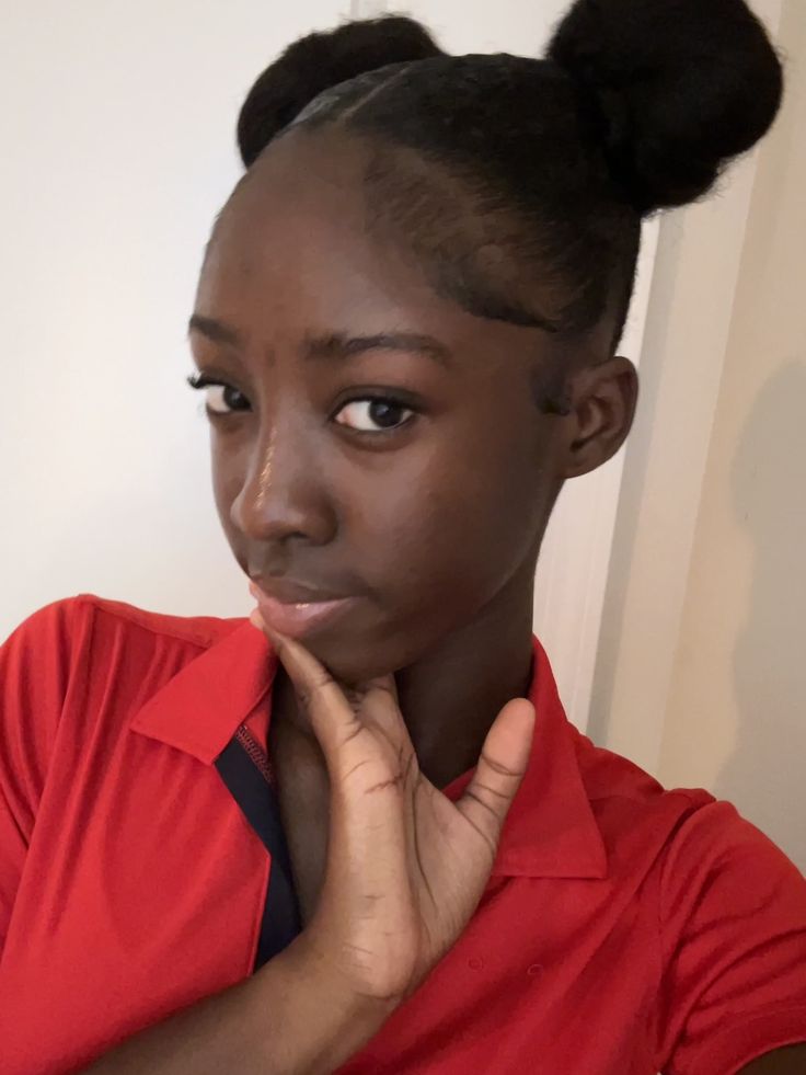 space buns hairstyle