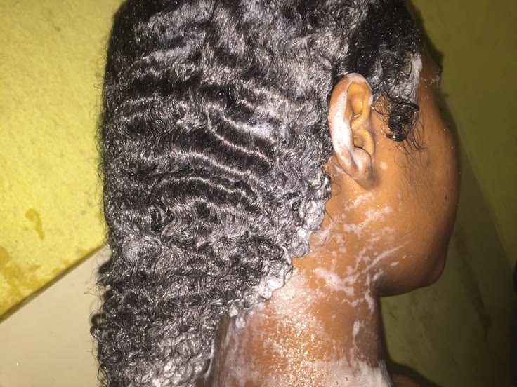 washing two textured hair