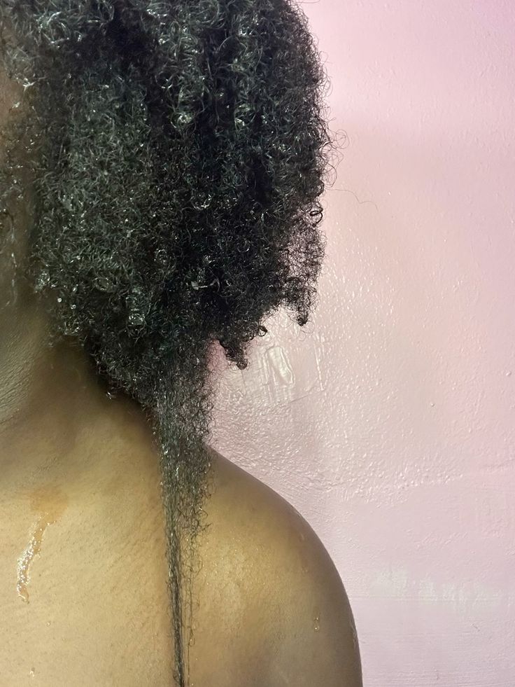 woman with wet hair