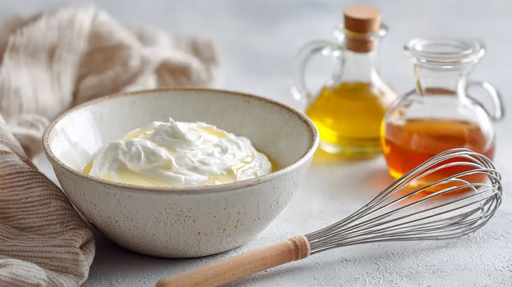 Yogurt and honey DIY hair mask