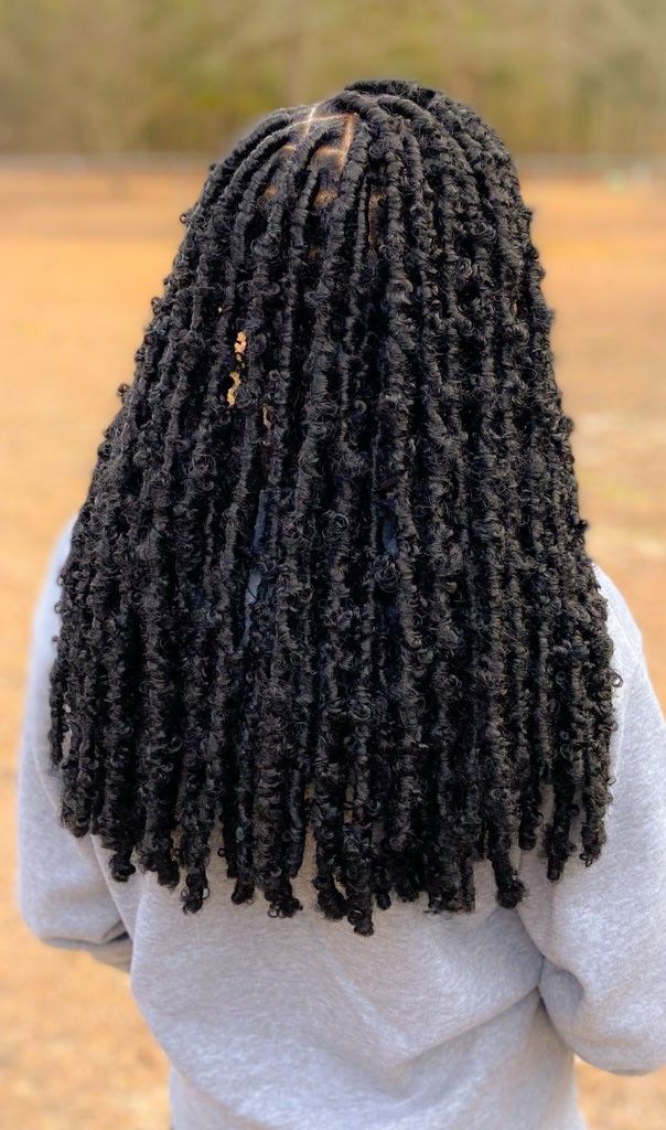 Butterfly locs protective hairstyle