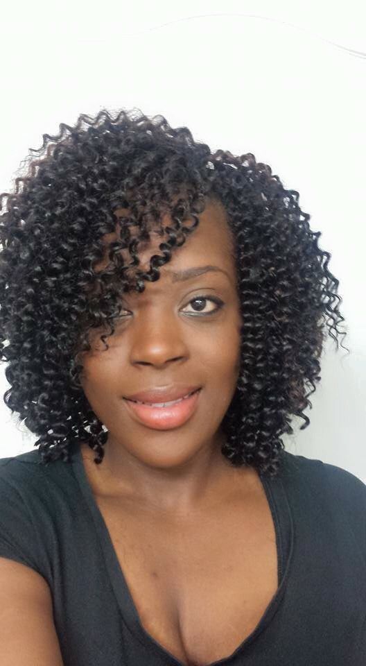 Crochet curly protective hairstyle