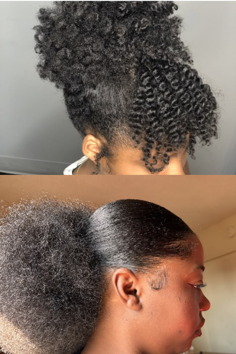 80 Cute Puff Hairstyles for 4C Hair