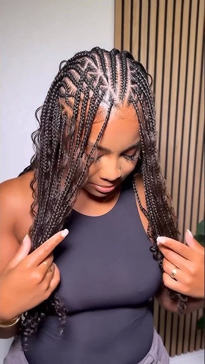 Fulani braids protective hairstyle