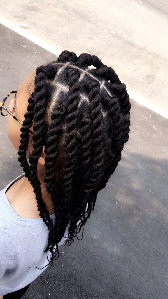 Havana twists protective hairstyle