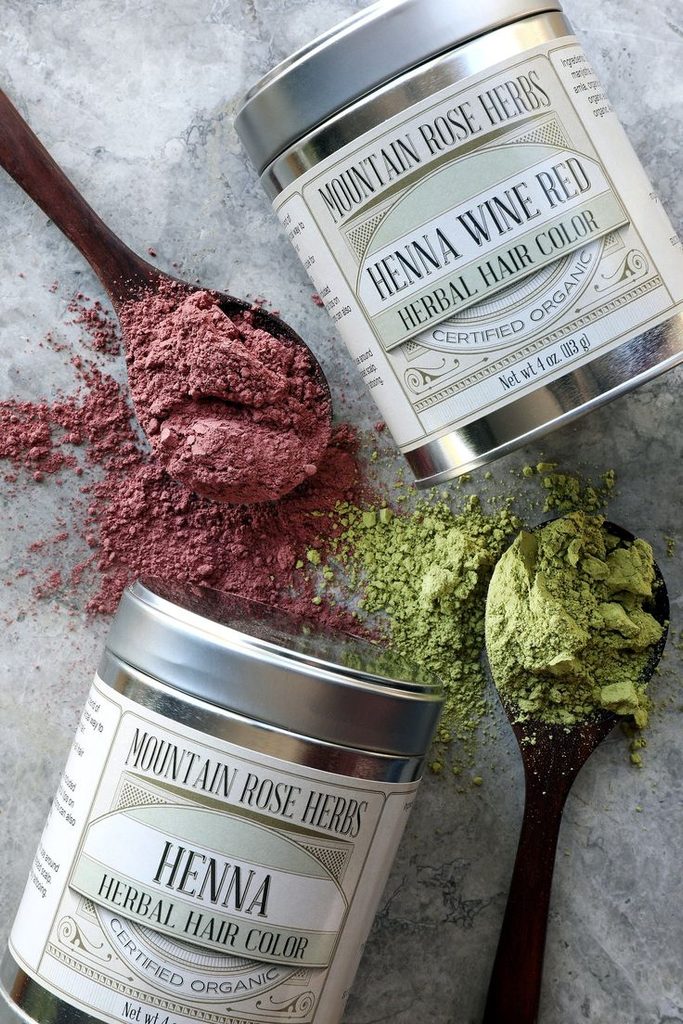 jar of henna hair color
