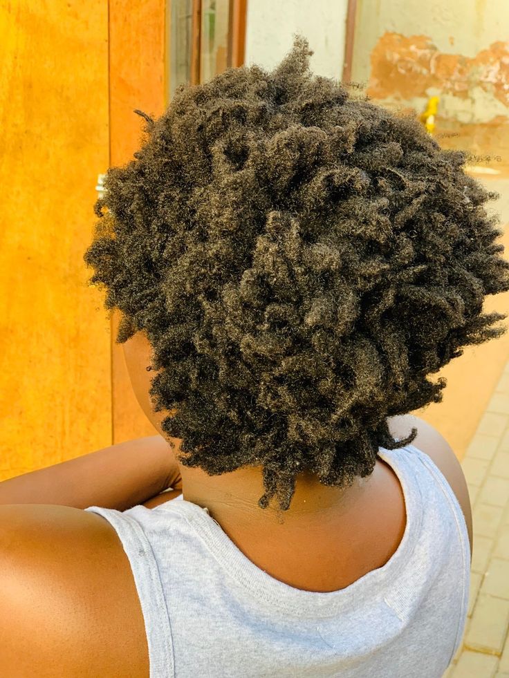 Dry natural hair after excessive rice water treatments