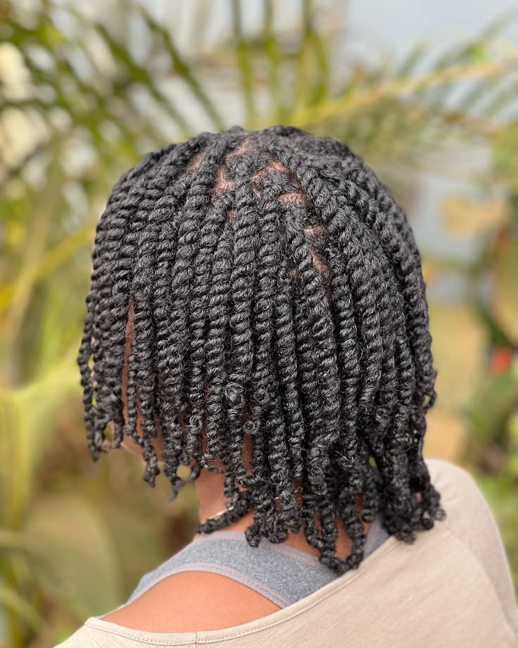 Rope twists protective hairstyle
