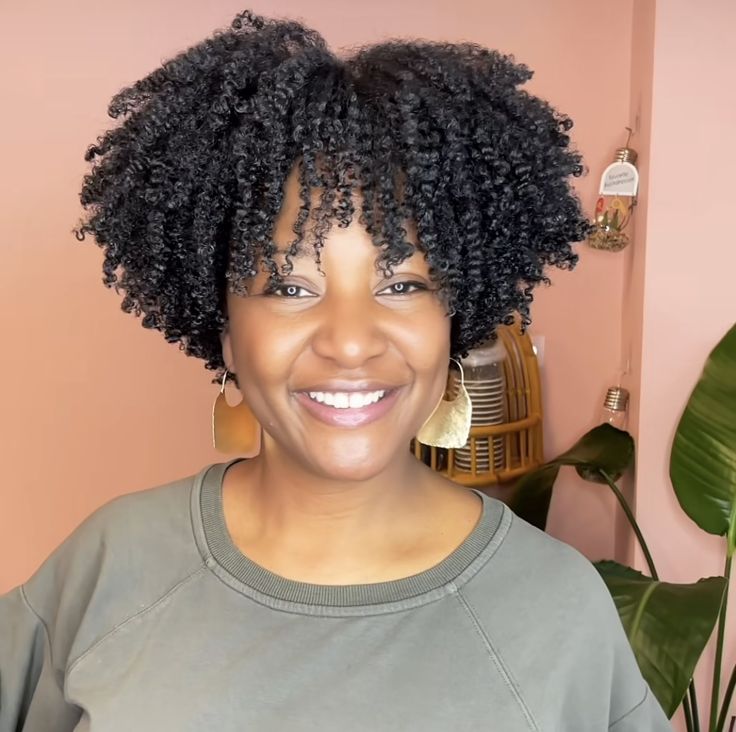 Small defined curls created with a twist-out