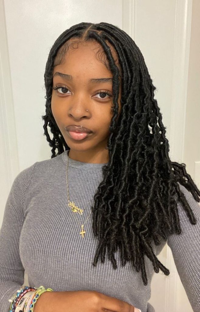 Soft locs protective hairstyle
