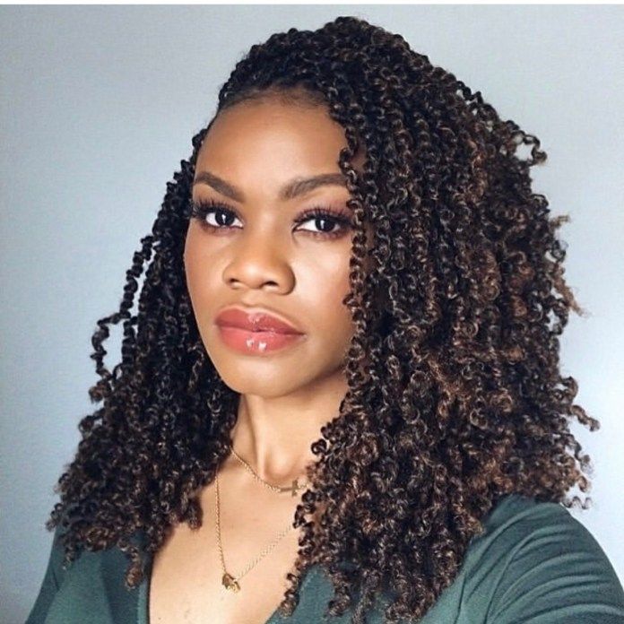 Spring twists protective hairstyle